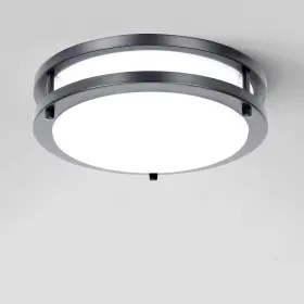 Drosbey 760385250246 36w Dimmable Ceiling Light Fixture 12 Inch Flush 36w-1 Pack Black Daylight