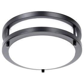 Drosbey Cl503012 48w Dimmable Led Ceiling Light Fixture 13.2in 50w Black-warm