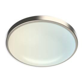 Dymond Rnxxbnscd1 13 Inch Led Flush Mount Ceiling Light Brushed Nickel Dimmable Inches Silver