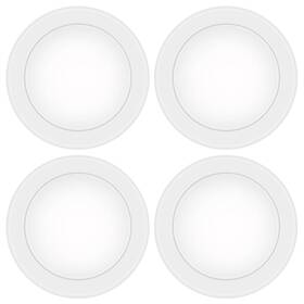 E Energetic Lighting 822985544719 4 Pack 6 Inch Led Disk Light Dimmable Flush Mount 5000k Daylight