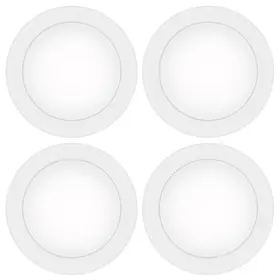E Energetic Lighting 822985544719 4 Pack 6 Inch Led Disk Light Dimmable Flush Mount 5000k Daylight