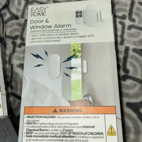 Dy220514 Easy Home Door And Window Alarm 2 X Aaa Batteries Remote Controlled Nwt