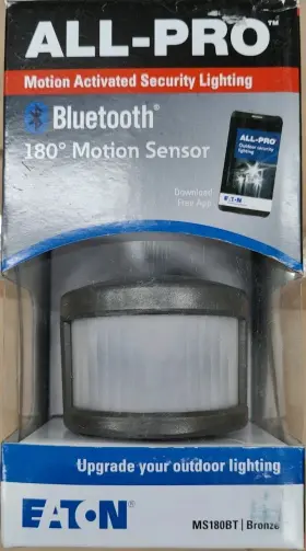 Ms180bt Eaton All-pro 180 Motion Sensor With Bluetooth Bronze