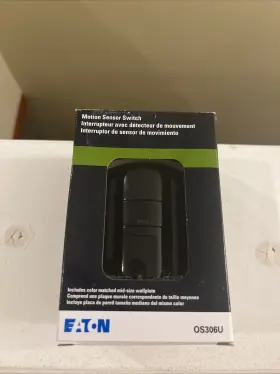 Os306u-bk Eaton New Black Motion Sensor Switch