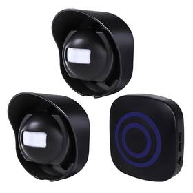 Eccomum 755732904576 Driveway Alarm Wireless Motion Sensor System 656ft Range