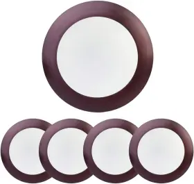 Ecoeler 712179211377 5/6 Inch Led Disk Light Dimmable Flush Mount 4 Pack 4000k Cool White