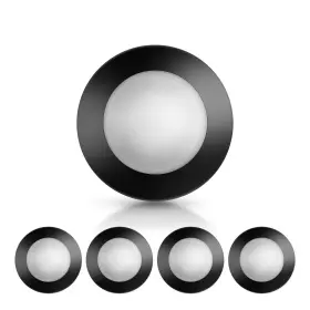 Cdr410 Ecoeler 4 Inch Black Led Disk Light Dimmable Flush Mount 3000k Warm White