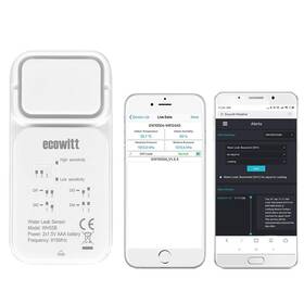 Ecowitt Wh55a Wh55 Wireless Water Leak Detection Sensor With Loud Audio Alarm
