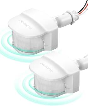 Edishine Hmss10e 2 Pack 240 Motion Sensor Replacement Detector For Outdoor Ligh