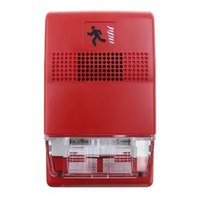 Eg1r-vm Edwards Signaling Wall Mount Strobe 24v Max Red