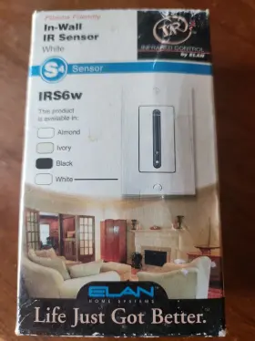 Irs6w Elan In-wall Infrared Sensor Plasma Friendly
