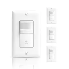 Ym2106 Electric Inc Motion Sensor Light Switch No Neutral Wire Indoor In-wall Pir Infrared Occupan