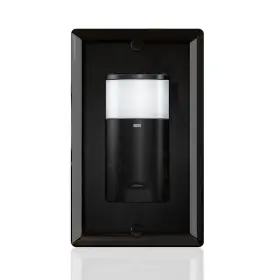 Ym2112 Electric Inc Black Motion Sensor Light Switch Pir Detection Wall With Adjustab