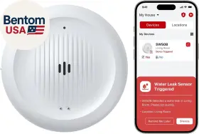 Electronics Co. Ltd. 313108092007 Wi-fi Water Leak Detector For Home - Smart 2-in-1 And Low-temperature Sensor
