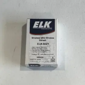 Elk-6021 Elk 762158160219 Wireless Mini Window Sensor White