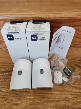 Elk-6030p Elk 2 6030p - Pir Motion Sensor Wireless As-is Missing Parts See Pics