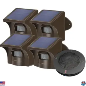 B08lg8jzly Emacros Long Range Solar Wireless Driveway Alarm Motion Sensor Outdoor Security System