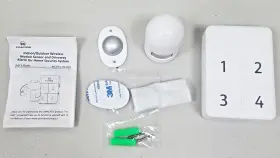 Hs-003 Emacros Hs003 Indoor/outdoor Wireless Motion Sensor And Driveway Alarm New No Box