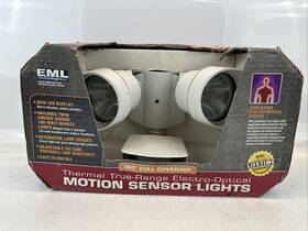 Eml Technologies E200mqw-c Motion Sensor Security Flood Lights White
