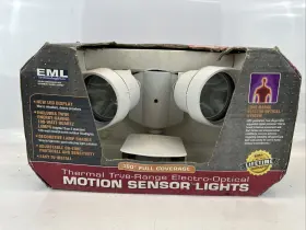 E200mqw-c Eml Technologies Motion Sensor Security Flood Lights White