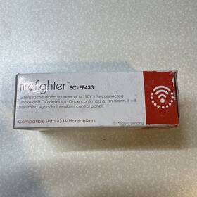 Encor Ec-ff433 Encore Firefighter Ec-ff345 Audio Detector Smoke Vivint Compatible New