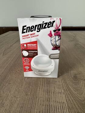 Energizer 805106870010 Connect Wi-fi Smart Motion Sensor White Wire Free / Plug In Msrp 35