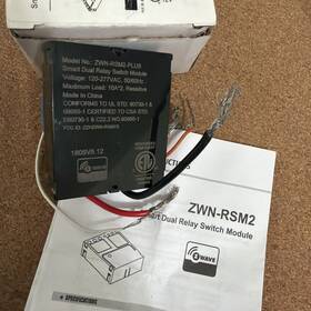 Enerwave Zwn-rsm2 Zwn-rsm2-plus Hidden Home Automation Smart Dual Relay Switch Module