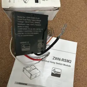 Zwn-rsm2-plus Enerwave Zwn-rsm2 Hidden Home Automation Smart Dual Relay Switch Module