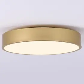2372105 Erpymi Modern Gold Flush Mount Ceiling Light 3-lights Round 15.8 Inch