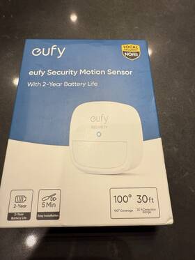 Eufy Security 696535821328 Home Motion Sensor - New Sealed In Box