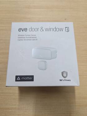 Eve 260195392311 - Door And Window Wireless Contact Sensor Works With Apple Home Alexa