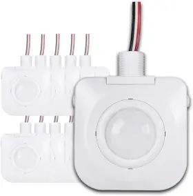 Everelectrix 658515899413 10-pack Ceiling Occupancy Motion Sensor Passive Infrared Technology High Ba
