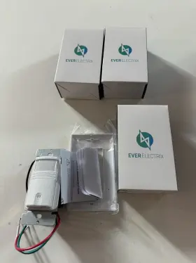 Gsdytc1vr04 Everelectrix 4-pack Motion Sensor Light Switch Neutral Wire Required Single Pole
