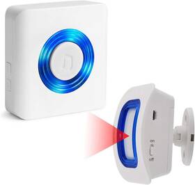 Evernary Ir07-nwx02d Wireless Caregiver Pager Motion Sensor Alarm Indoor Room Bed Alarms And