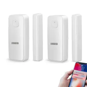 Eversecu 778299333665 Tuya Smart Wifi Door Sensor Open/close Detector App Notification Bat
