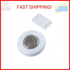 82-5571 Everyday Home Cordless Ceiling/wall Light With Remote Control White
