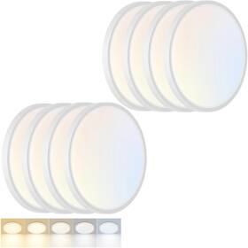 Fairdeer Cl61 8 Pack Led Flush Mount Ceiling Light 7inch 7 Inch-8pack White