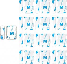 Fanree Fr-simp-24pcs-us Simplisafe Adhesive Replacement - 24 Pcs Pre-cut Strips For Entry Sensors And Magn