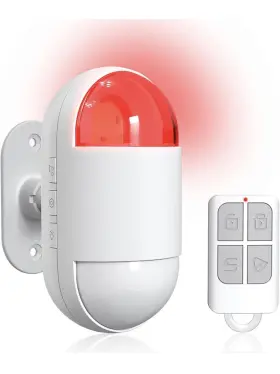 Fansitc Rc531black Motion Sensor Alarm Indoor Wireless Detector With Siren And Strobe Fansitc Rc531black Motion Sensor Alarm Indoor Wireless Detector With Siren And Strobe