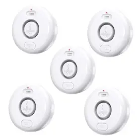 Wd705-z Fansitc Water Leak Detectors Sensor Alarm 5 Pack 120db Loud Wd Wd705-z Fansitc Water Leak Detectors Sensor Alarm 5 Pack 120db Loud Wd