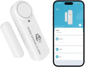 Dsa-01 Farylink Smart Wifi Door And Window Alarm Sensor Chime 1-pack - 100db Burglar Alert For K
