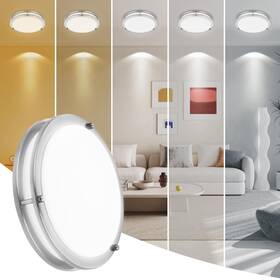 Faymart Lighting F54901-fm-bn-amz 7.5 Inch Round Brushed - 1 Pack Nickel