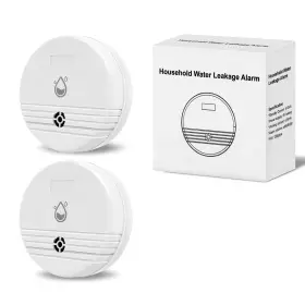 Sfl-206-2 Filotimo Water Leak Detector 2 Pack Lound Sound Sensor Alarm Home Flooding Mon