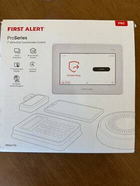 First Alert Proa7 Proseries 7 Inch All-in-one Touchscreen Control - New