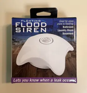 P7070 Flood Siren Water Leak Detector Alarm 120db Sensor Easy Installation New