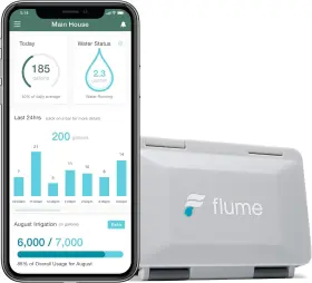 Flume 744759347787 2 Smart Home Water Monitor And Leak Detector Wifi Connected Real-time Usa