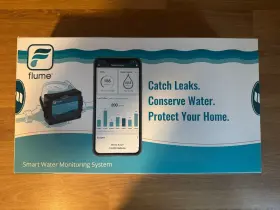 F1000 Flume Smart Water Monitoring System Kit - Bridge And Sensor Sealed Nib