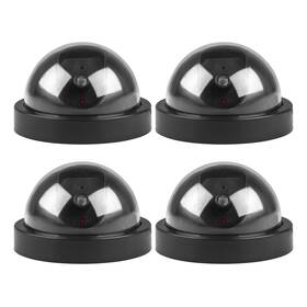 Fresh Fab Finds Fff-gpct1103 4-pack Dummy Security Dome Cameras With Flashing Led For Home Shop Factory