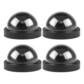 Fff-gpct1103 Fresh Fab Finds 4-pack Dummy Security Dome Cameras With Flashing Led For Home Shop Factory