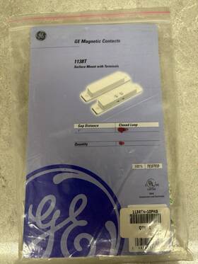 Ge 1138t Door/window Surface Mount Terminal Contact Magnetic 10 Pack